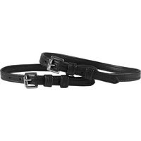 Produktbild von HORKA Doppelte Leder-Stegriemen für Pferde in Schwarz (2er Pack)