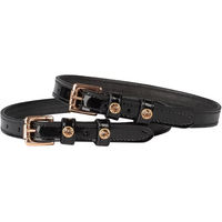 Produktbild von HORKA Doppeltes Leder-Esporenband mit glänzender Oberfläche in Schwarz