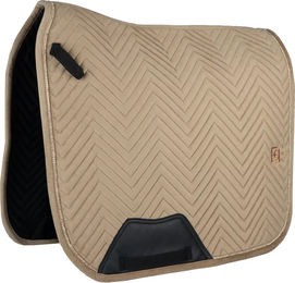 Produktbild von HORKA Dressur Schabracke aus Samt für Ponys in Beige