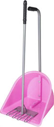 HORKA Dung-Schaufel und Rechen Set aus Kunststoff in Rosa – Bild 1 von 2