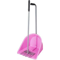 Produktbild von HORKA Dung-Schaufel und Rechen Set aus Kunststoff in Rosa