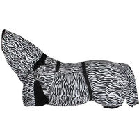 Produktbild von HORKA Ekzem-Decke für Pferde mit Zebra-Druck Größe 125/175
