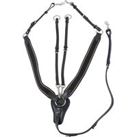 Produktbild von HORKA Elastisches Jagdgeschirr aus Leder Schwarz Größe Pony