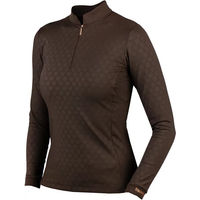 Produktbild von HORKA Emily Reitshirt Damen Baselayer Long Sleeve Winter Braun XL