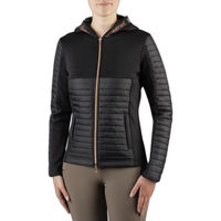 Produktbild von HORKA Equestrian Pro Damen Reitjacke mit Kapuze Schwarz XL aus Polyester