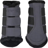Produktbild von HORKA Equestrian Pro Gamaschen für Pferde aus Nylon in Grau Größe L