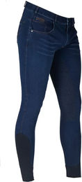 Produktbild von HORKA Equestrien Stan Reithose für Herren aus Baumwolle Blau Größe 42