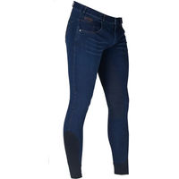 Produktbild von HORKA Equestrien Stan Reithose für Herren aus Baumwolle Blau Größe 42