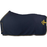 Produktbild von HORKA Fleece-Decke mit Brustklappe und Verzierung in Blau aus Polyester