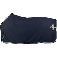 Produktbild von HORKA Fleece-Decke mit Brustklappe und Verzierung in Blau