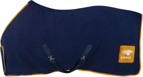 Produktbild von HORKA Fleece-Pferdedecke mit Brustklappe in Blau
