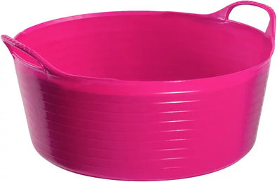 Produktbild von HORKA Flex Shallow Stalleimer aus Kunststoff in Rosa - 15 l