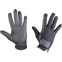 Produktbild von HORKA Flexi Handschuhe aus Leder für Sommer und Unisex in Schwarz Größe S
