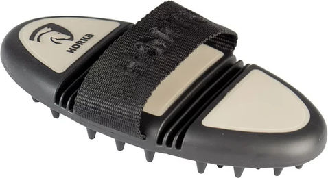 Produktbild von HORKA Flexible Massagebürste Soft Grip aus Gummi in Schwarz