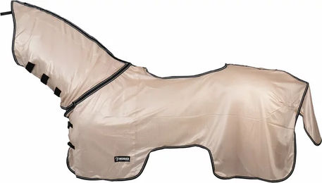 Horka Fliegendecke aus Netzstoff für Pferde in Rosa oder Beige – Bild 1 von 1