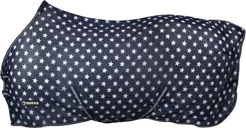 Produktbild von HORKA Fliegendecke für Pferde mit Print in Blau aus Polyester