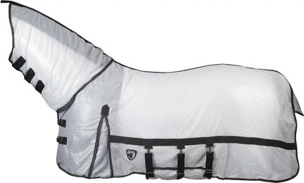 Produktbild von HORKA Fliegenhemd aus Mesh mit Halsabdeckung in Weiß und Transparent aus Nylon