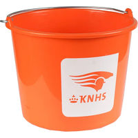 Produktbild von HORKA Futtereimer mit Druck in Orange aus Kunststoff