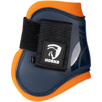 Produktbild von HORKA Gamaschen Pferdeschutz aus PVC in Weiß oder Orange Größe L