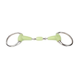 HORKA Gebiss mit 2 Ringen doppelt gebrochen Apfelgeschmack Edelstahl 16 mm 12,5 cm – Bild 1 von 1