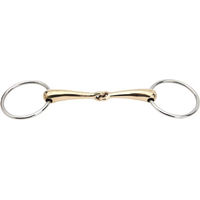 Produktbild von HORKA Gebiss Wassertrense aus Goldmessing 10,5 cm für Pferde