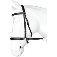 Produktbild von HORKA Gebisslose Zäumung für Ponys aus Leder in Schwarz/Silber
