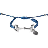 Produktbild von HORKA Geflochtenes Armband mit Bienen-Dekoration aus Polyester in Blau