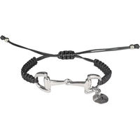 Produktbild von HORKA Geflochtenes Armband mit Bienen-Dekoration aus Polyester in Schwarz