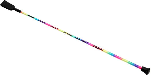 HORKA Gerte Regenbogen mit Klatsche aus Nylon 65cm – Bild 1 von 2