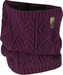 Produktbild von HORKA Gestrickter Halswärmer aus Polyester für Damen und Herren in Rot und Lila