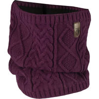 Produktbild von HORKA Gestrickter Halswärmer aus Polyester für Damen und Herren in Rot und Lila
