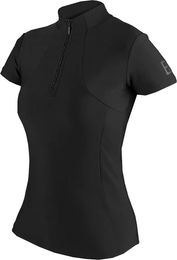 HORKA Grande Base Layer Short Sleeve Reitshirt Damen Schwarz XS – Bild 1 von 5