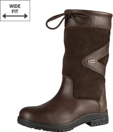 Produktbild von HORKA Greenwich Wide Reitstiefel aus Leder für Damen und Herren wasserdicht Winter Braun