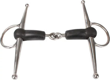 Produktbild von HORKA Gummi-Knebelring für Pferde in Silber 11,5 cm