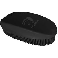 Produktbild von HORKA Gummibürste für Pferde Schwarz 11,5 x 6,5 x 3,5 cm