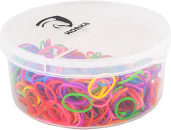 Produktbild von HORKA Haarflechtgummis bunt