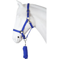 Produktbild von HORKA Halfter und Strick Set Dimeblau Blau für Shetty Pferde