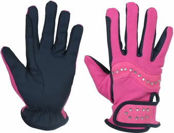 Produktbild von Horka Handschuhe Red Horse Bling Rosa Taille 6