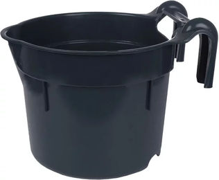 Produktbild von HORKA Hang On Futtertrog für Pferde aus Metall Schwarz