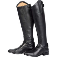 Produktbild von Horka Highlander Reitstiefel aus Leder Schwarz Unisex Größe 36