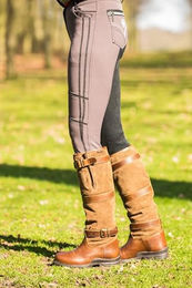 HORKA Highlander Reitstiefel aus Leder wasserdicht und gefüttert Braun Größe 37 EU – Bild 1 von 7