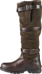 HORKA Highlander Reitstiefel für Damen aus Leder wasserdicht Winter Grün 37 EU – Bild 1 von 5