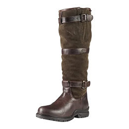 HORKA Highlander Reitstiefel für Damen aus Leder wasserdicht Winter Grün 41 EU – Bild 1 von 5