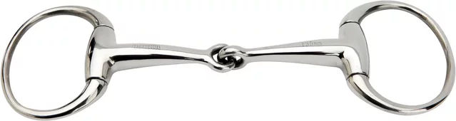 Produktbild von HORKA Hohlring Gebiss für Pferde aus Edelstahl in Silber