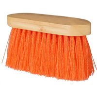 Produktbild von HORKA Holzpferdebürste lang orange