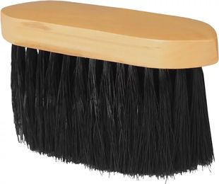 Produktbild von HORKA Holzpferdebürste weich schwarz