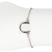 Produktbild von HORKA Hufeisen-Armband aus Metall in Silber 19 cm - 24 cm Unisex