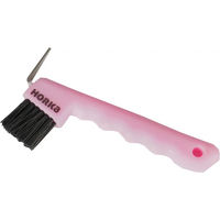 Produktbild von HORKA Hufkratzer mit Bürste für Pferde in Rosa, Einheitsgröße aus Kunststoff