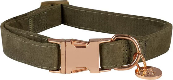 Produktbild von HORKA Hundehalsband aus Samt in Grün Größe XL