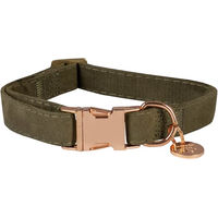 Produktbild von HORKA Hundehalsband aus Samt in Grün Größe XL